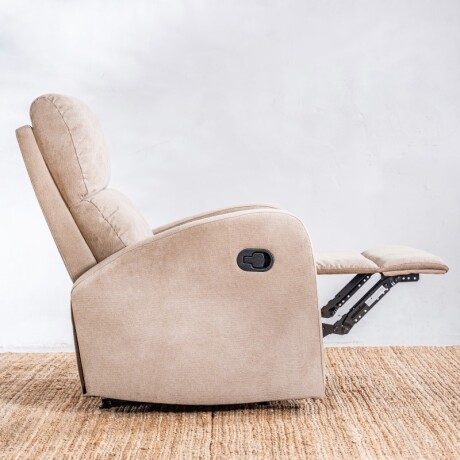 Sillón Reclinable Taos 1 Cuerpo Beige