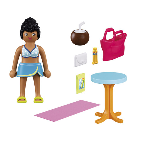 Turista Mujer en la Playa Playmobil 15 Piezas U