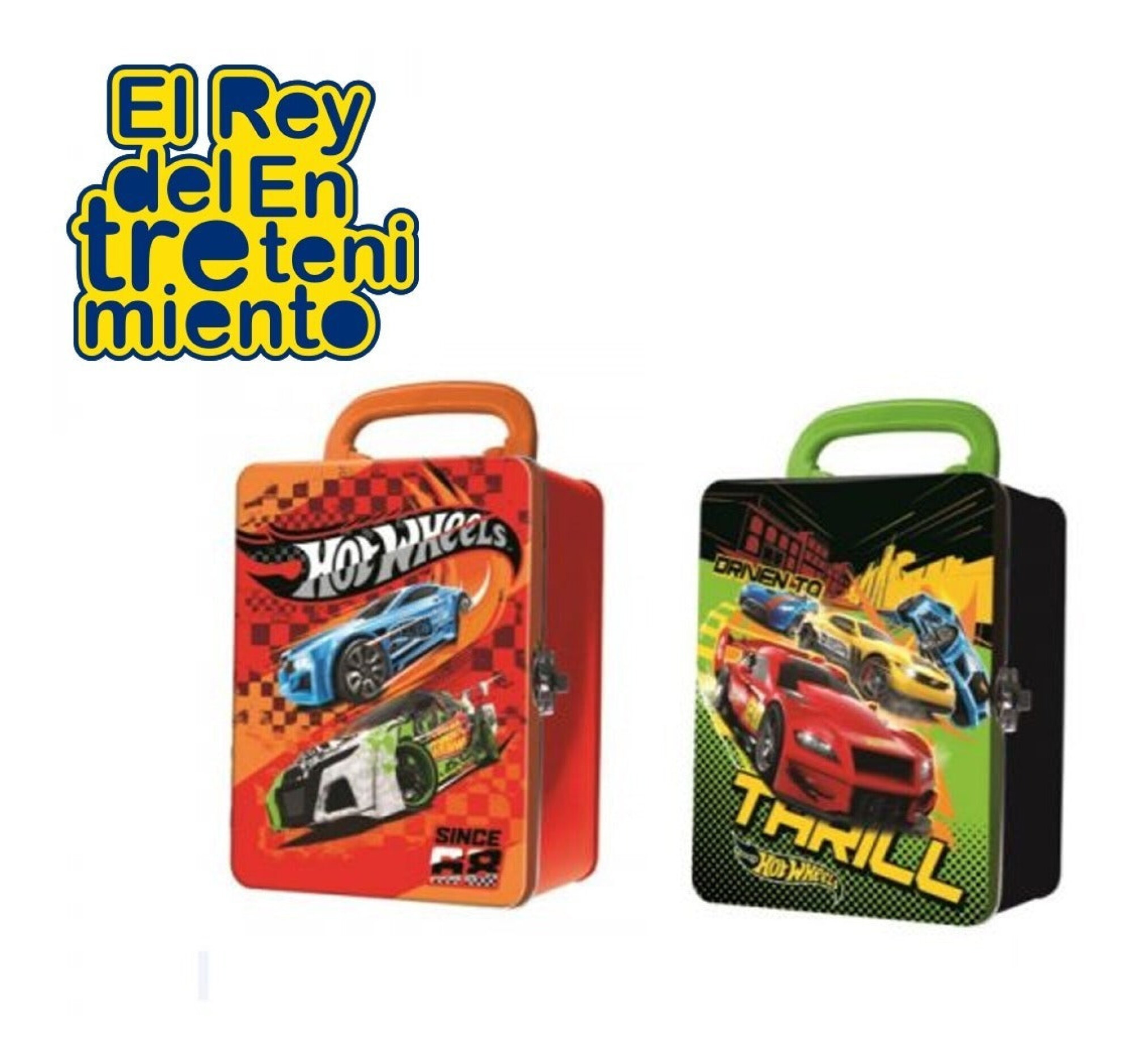 Hot Wheels Porta Autitos X Valija Metal El Rey Del Entretenimiento