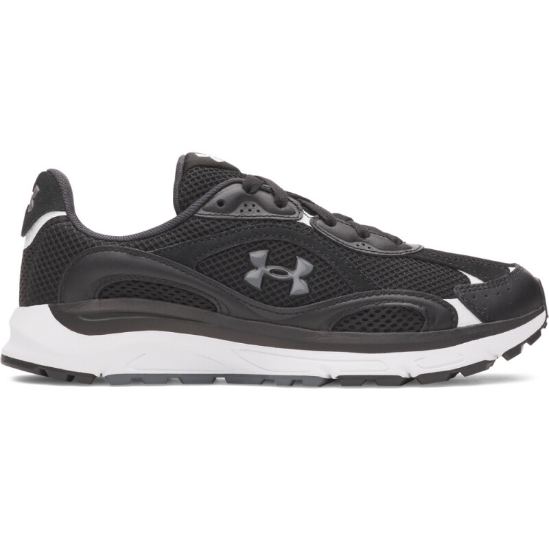 UA W Tech Runner-WHT BLK-001