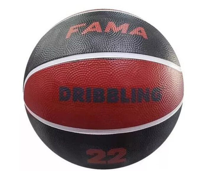 Pelota Basket FAMA 22 - No.7 Negro/Rojo