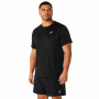 Polo Running Asics Silver SS Top Hombre Performance Black