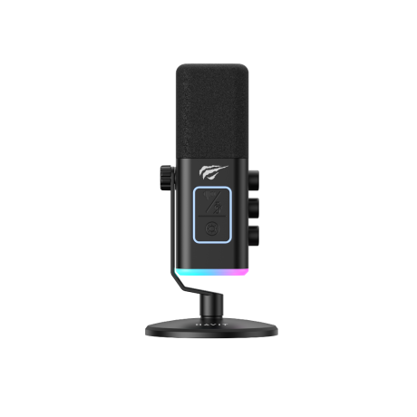 MICROFONO HAVIT PC SERIES GK71 OMNIDIRECCIONAL NEGRO USB P/ PC C/ CANCELACION DE RUIDO Y MUTE MICROFONO HAVIT PC SERIES GK71 OMNIDIRECCIONAL NEGRO USB P/ PC C/ CANCELACION DE RUIDO Y MUTE