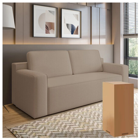 SOFA SILLÓN EN CAJA BEIGE