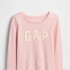 V-FRCH LS LOGO TEE PURE PINK
