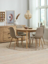 Silla de comedor BISTRUP arena/roble Silla de comedor BISTRUP arena/roble