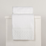 Toalla Lovely Blanco 500 G/M2 Cuerpo Plus