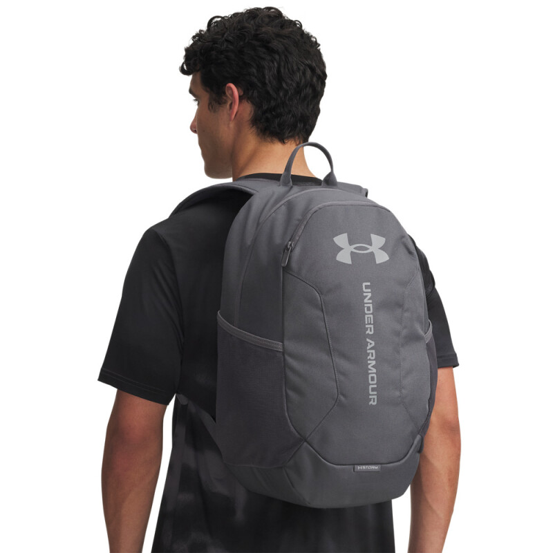 UA Hustle Lite Backpack-RED GRY-025