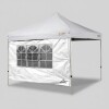 2 Paredes para Gazebo con Ventana Arye Blanco