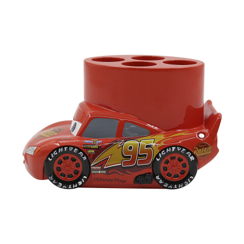Porta Cepillo 3D Resina Cars x4 Espacio U