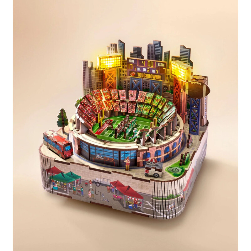 Construcción 3D de Paisajes Estadio de Fútbol Arkitec Construcción 3D de Paisajes Estadio de Fútbol Arkitec