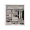 ROPERO 3 PUERTAS CON ARMADO INCLUIDO ZONA METROPOLITANA CORREDIZAS BLANCO Ropero 3 Puertas Con Armado Incluido Zona Metropolitana Corredizas Blanco