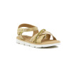 Sandalia Niñas Angus Tiras Cruzadas Con Hebilla Dorado