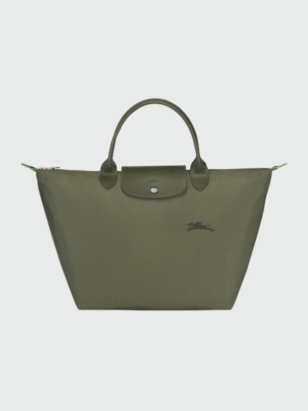 LONGCHAMP - Le Pliage Green Cartera de mano M Azul medio