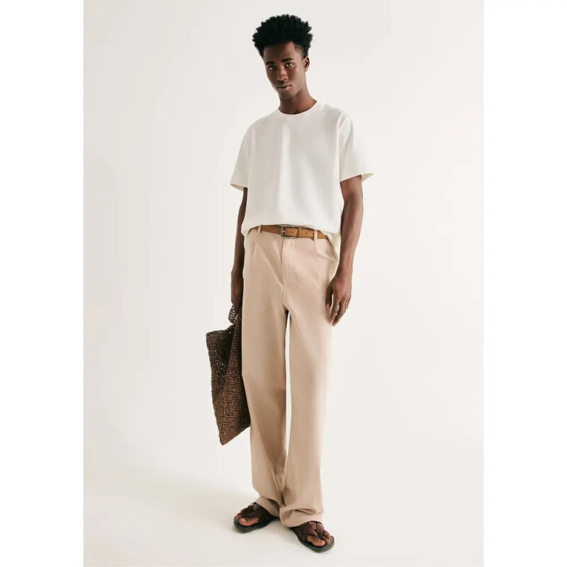 CAMISETA MM BEGE CLARO