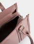 City Cartera City Con Charm - Rosa Viejo