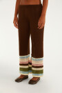 PANTALON TEJIDO Marron