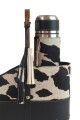 Set matero premium animal print Negro