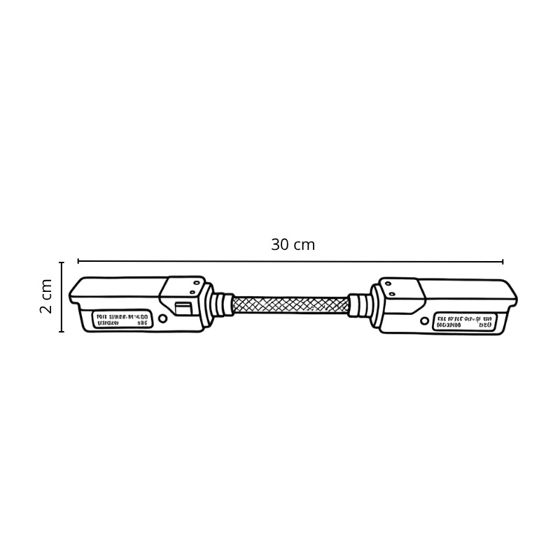 Conector Flexible Esquinero Riel Magnético G2 Conector Flexible Esquinero Riel Magnético G2 Blanco