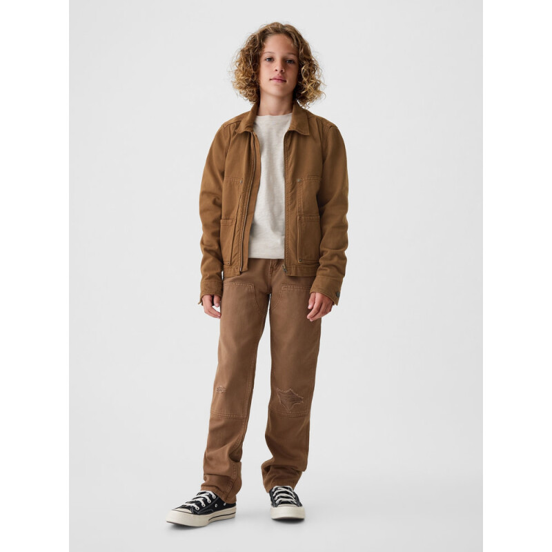 DENIM CARPENTER JACKET PALOMINO BROWN GLOBAL