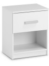 Mesa de luz TAPDRUP 1 cajón blanco Mesa de luz TAPDRUP 1 cajón blanco