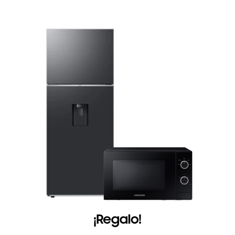 Heladera Samsung RT42 Top Freezer 394L + Microondas MS20 de regalo Heladera Samsung RT42 Top Freezer 394L + Microondas MS20 de regalo