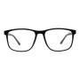 Lentes de vista Colecao P1 Rectangular Negro/Mate