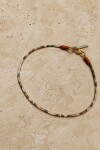 Camo Necklace Blanco / Azul