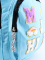 MOCHILA LETRAS PATCH VERDE AQUA