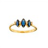 Anillo Trilogy-Oro 18k-Piedra Zafiro y Zirconia-AN9507 conpiedra