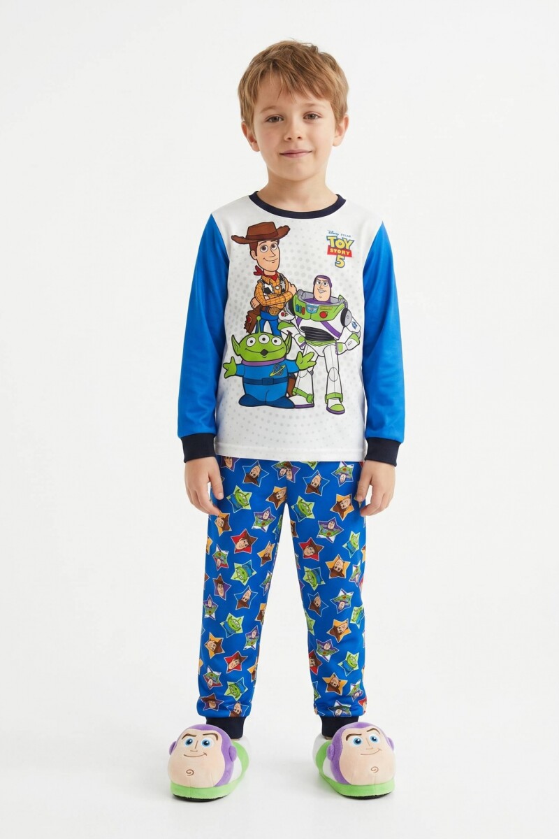 Pijama m/l largo niño TOY STORY AZUL