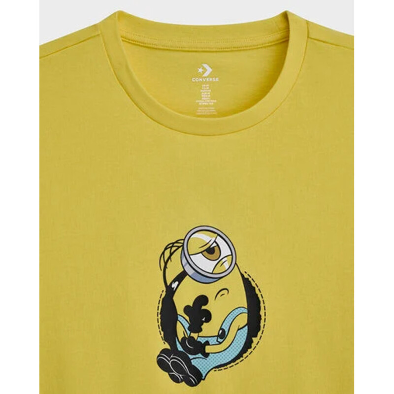 THROUGH THE PATCH TEE YELLOW WHITE