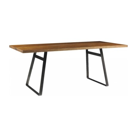 MESA DE COMEDOR MADERA-Y-METAL MARRON YORK