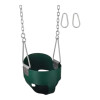 Hamaca bebé goma con cadena Galvanizada Verde