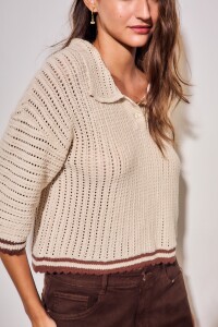 Sweater Polo Chocolate