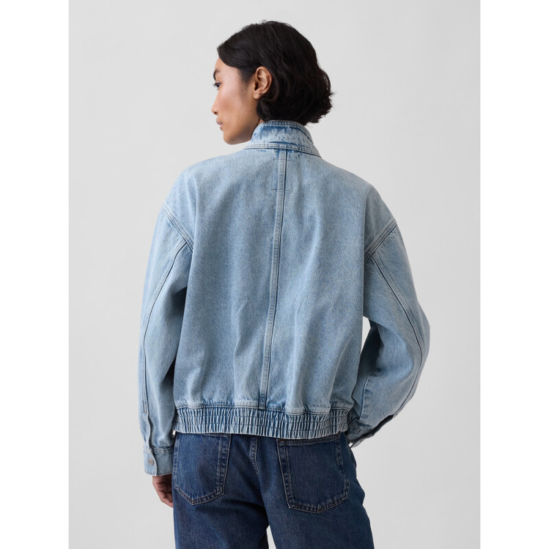 FZ OS BOMBER - LIGHT LIGHT WASH