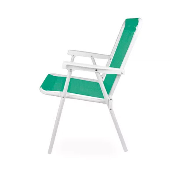 SILLA ALTA ACERO SANNET VERDE VERDE