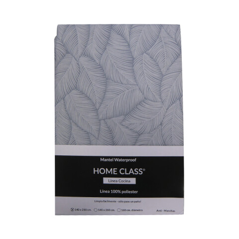 Mantel Waterproof Home Class 140 x 210 cm 3681 HOJAS GRIS