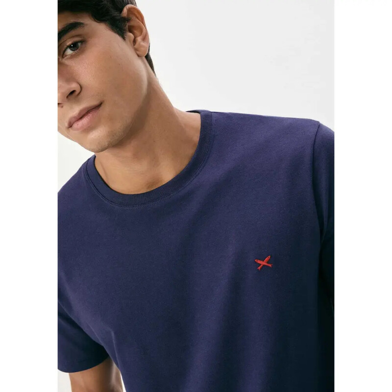 CAMISETA MM MASC AZUL ESCURO