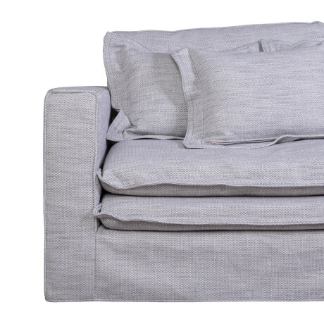 SOFÁ 3 CUERPOS TELA-PREMIUM GRIS LAZY