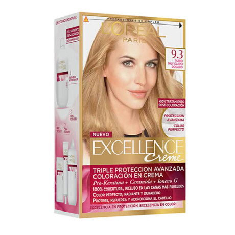 Tinta L’Oréal Excellence Nº9.3 Rubio Muy Claro Dorado 50ml Tinta L’Oréal Excellence Nº9.3 Rubio Muy Claro Dorado 50ml