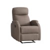 Sillón Recliner 1 Cuerpo Cuero Sintético - Adri Marrón