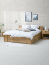 Estructura cama LINTRUP Queen 160x200 roble Estructura cama LINTRUP Queen 160x200 roble