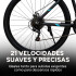 Bicicleta Crolan Montaña Rod 27.5 Freno Disco 21 Vel Shimano Color Negro Celeste
