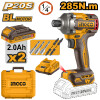 ATORNILLADOR DE IMPACTO A BATERIA 20V P20S CON 2 BAT CARG + VALIJA INGCO CIRLI20 ATORNILLADOR DE IMPACTO A BATERIA 20V P20S CON 2 BAT CARG + VALIJA INGCO CIRLI20