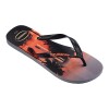 Sandalias Havaianas Top Surfer I Hombre Acero Gris/negro/naranja Sunset