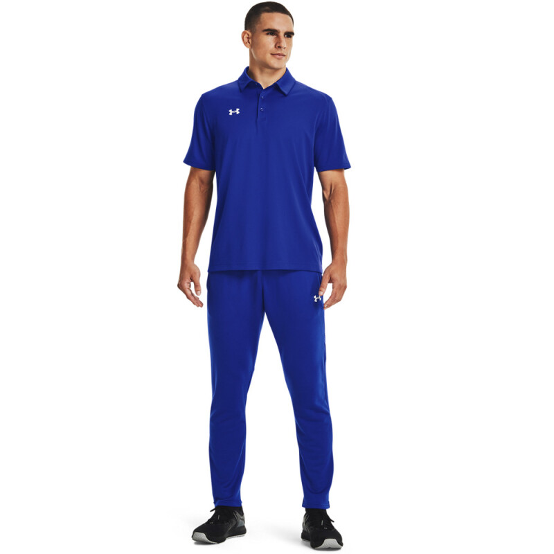 UA M's Team Tech Polo-BLU BLU-400