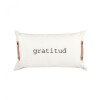 Almohadon Deco 60x36 Tusor - Pilar Gratitud