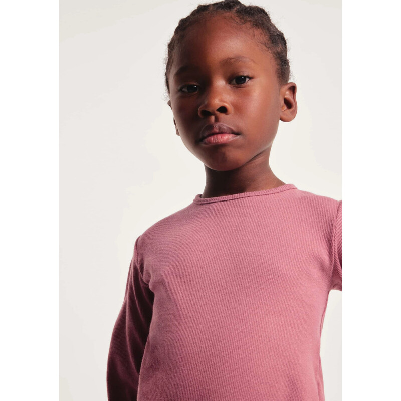 BLUSA ML FEM ROSA/GRAFITO