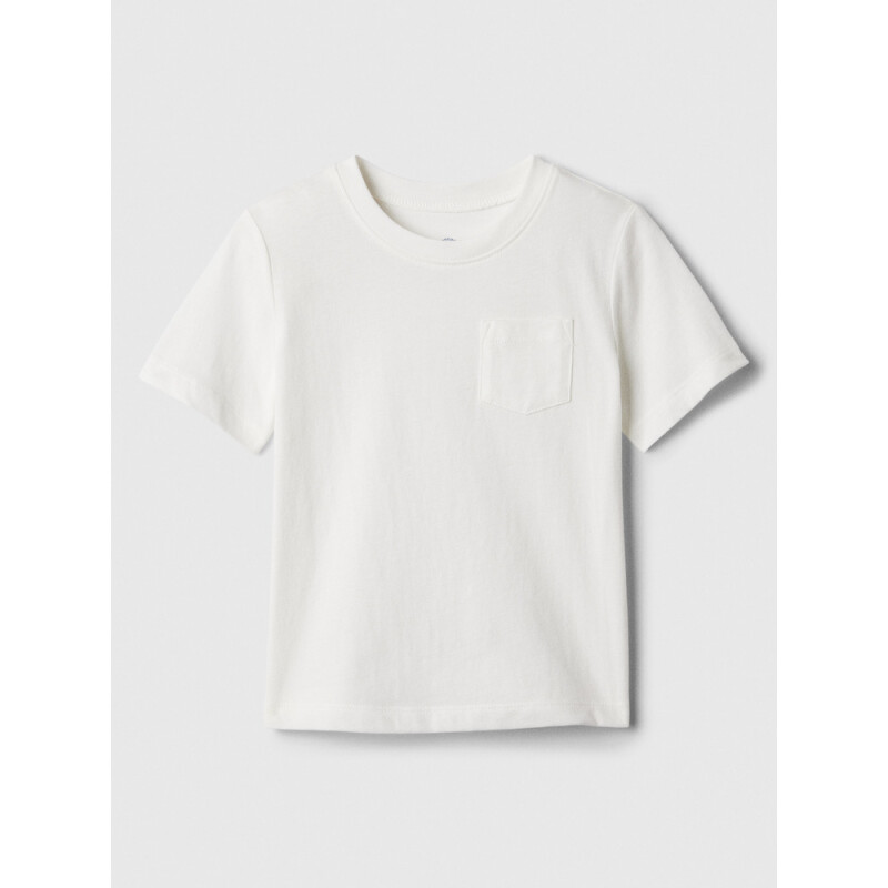 V-BF SS SLD PKT TEE NEW OFF WHITE